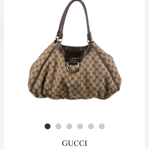 100% Authentic Verified Gucci Large Large D-Ring Hobo Wallet and Key Wallet - Picture 2 of 13